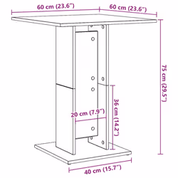 VidaXL 802105 kitchen/dining table - Additional view 8