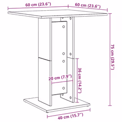 VidaXL 802106 kitchen/dining table - Additional view 8