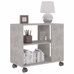 vidaXL Side Table Concrete Grey Engineered Wood Tea Accent Coffee End Table
