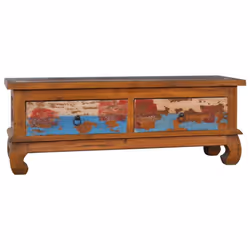 vidaXL Reclaimed Teak Wood TV Cabinet Console Table Sideboard Stereo Media Stand - Additional view 10