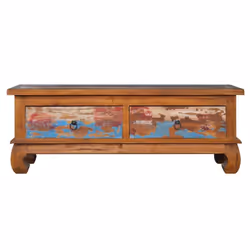 vidaXL Reclaimed Teak Wood TV Cabinet Console Table Sideboard Stereo Media Stand