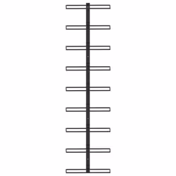 VidaXL 289561 wine rack Iron Black