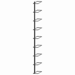 VidaXL 289561 wine rack Iron Black