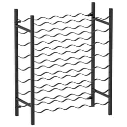 VidaXL 289563 wine rack Metal Black