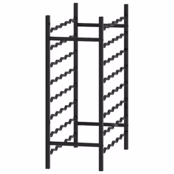 VidaXL 289563 wine rack Metal Black