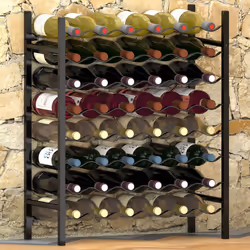 VidaXL 289563 wine rack Metal Black - Additional view 4