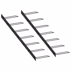 VidaXL 289565 wine rack Metal Black