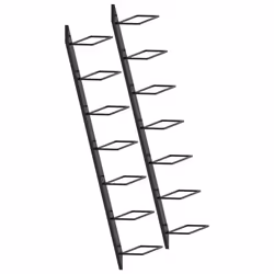 VidaXL 289565 wine rack Metal Black