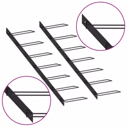 VidaXL 289565 wine rack Metal Black - Additional view 4