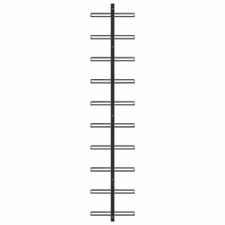 VidaXL 289566 wine rack Metal Black