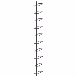 VidaXL 289566 wine rack Metal Black