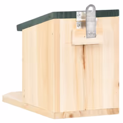 vidaXL 4x Firwood Squirrel Houses Garden Wooden Holder Peanut Butter Feeder - Additional view 5