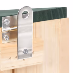 vidaXL 4x Firwood Squirrel Houses Garden Wooden Holder Peanut Butter Feeder - Additional view 7