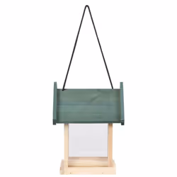 vidaXL 4x Firwood Bird Feeders Garden Wooden Wild Bird Feeding Station House - Additional view 6