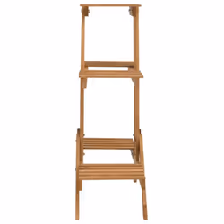 vidaXL Firwood Plant Stand Display Shelf Pot Plant Holder Home Garden Balcony