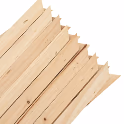 vidaXL 5x Firwood Trellis Fences 180x60 cm Garden Border Extending Fence Panel - Additional view 4