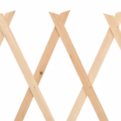 vidaXL 5x Firwood Trellis Fences 180x60 cm Garden Border Extending Fence Panel - Additional view 5