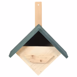 vidaXL 4x Firwood Bird Houses 24x16x30 cm Garden Wooden Nesting Habitat House - Additional view 2