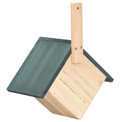 vidaXL 4x Firwood Bird Houses 24x16x30 cm Garden Wooden Nesting Habitat House - Additional view 4