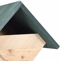 vidaXL 4x Firwood Bird Houses 24x16x30 cm Garden Wooden Nesting Habitat House - Additional view 5