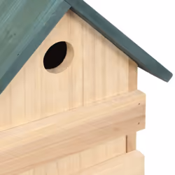 vidaXL 4x Firwood Bird Houses 23x19x33 cm Garden Wooden Nesting Habitat House - Additional view 6