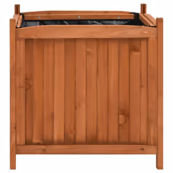 vidaXL Firwood 2x Raised Beds Vegetable Patch Large Planter Planting Grow - Additional view 2