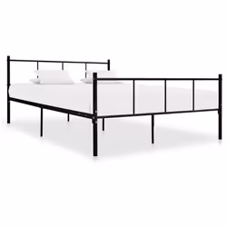 VidaXL 284640, Black, 165.2 cm, 2.06 m, 80 cm, 1600 x 2000 mm, 28 cm
