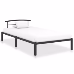 VidaXL 284656, Black, 100 cm, 2.1 m, 63 cm, 900 x 2000 mm, 27.5 cm