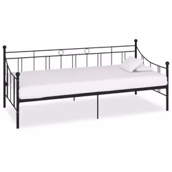 VidaXL 284669, Black, 95 cm, 2.08 m, 83 cm, 900 x 2000 mm, 28 cm