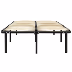 vidaXL Bed Frame Black Metal Bedroom Dorm Guest Room Furniture Multi Sizes - 180 x 200 cm - Additional view 2