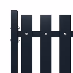 vidaXL Fence Panel Anthracite 174.5x75cm Powder-coated Steel Garden Barrier