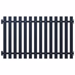 vidaXL Fence Panel Anthracite 170.5x75cm Powder-coated Steel Garden Barrier