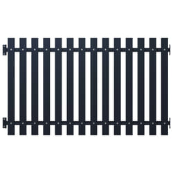 vidaXL Fence Panel Anthracite 170.5x75cm Powder-coated Steel Garden Barrier