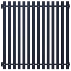 vidaXL Fence Panel Anthracite 170.5x170cm Powder-coated Steel Garden Barrier