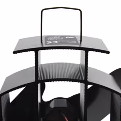 vidaXL Heat Powered Stove Fan 2 Blades Black Wood Log Burner Fireplace Fan - Additional view 6