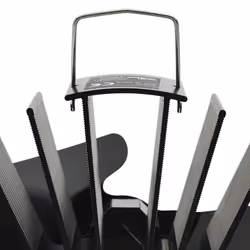 vidaXL Heat Powered Stove Fan 2 Blades Black Wood Log Burner Fireplace Fan - Additional view 6