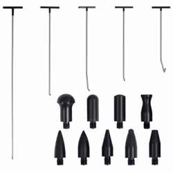 vidaXL Paintless Dent Repair Set 5 Piece Stainless Steel Vehicle Hook Tool