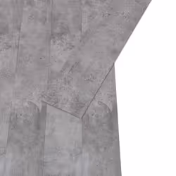 vidaXL PVC Flooring Planks Self-adhesive Industrial Wood Laminate Floor Tiles - cement brown
