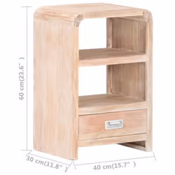 VidaXL 289632 nightstand/bedside table - Additional view 8