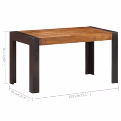 VidaXL 289655 kitchen/dining table - Additional view 6