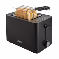 Bourgini 14.0402.00.00, 2 slice(s), Black, Buttons, Level, Rotary, 850 W