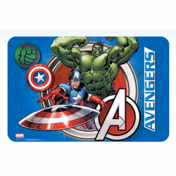 Marvel Avengers Placemat 43 x 28 cm Kids Tablemat Hulk Captain America