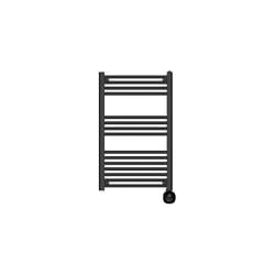 TCP Smart WiFi Electric Heated Towel Rail 800x500mm Black Timers IPX4 Thermostat