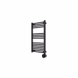 TCP Smart WiFi Electric Heated Towel Rail 800x500mm Black Timers IPX4 Thermostat
