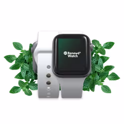Renewd Watch Series 3 Silver/White 38mm, OLED, Touchscreen, 8 GB, Wi-Fi, GPS (satellite), 26.7 g