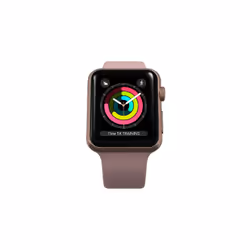 Renewd Watch Series 3 Gold/Pink 38mm, OLED, Touchscreen, 8 GB, Wi-Fi, GPS (satellite), 26.7 g