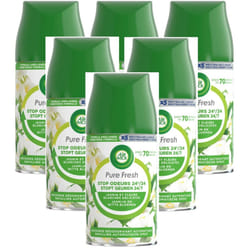 6 x Air Wick Freshmatic Automatic Spray Refill 250ml - Jasmine & White Flowers