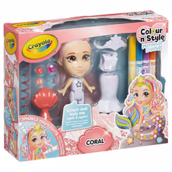 Crayola Colour and Style Mermaid Friends - Coral