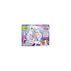 CRAYOLA Colour 'n' Style Mermaid Friends: Hair Braiding Salon Playset | Colour & Style Your Own Mermaid, Again and Again! (Includes Magic Dry-Erase