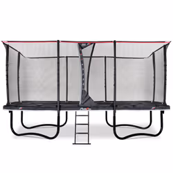 EXIT PeakPro trampoline 305x519cm - black, Above ground trampoline, Round, 159 kg, 8 yr(s), Safety net, Assembly required